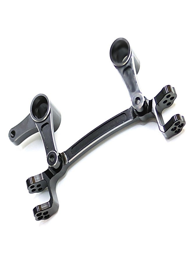 Mesimsple Alloy Mojave 4S Steering Bellcrank Servo Saver ARA340200 for Arrma 1/8 Mojave 4X4 4S BLX Steering Bell Crank Upgrades Parts Black - Image 1